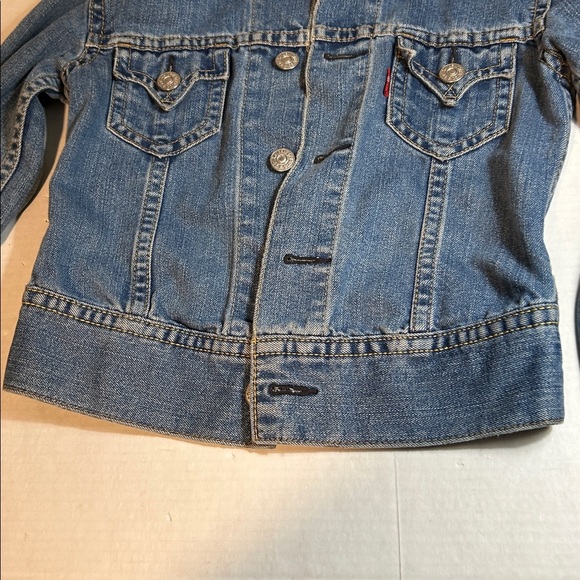 LEVI VINTAGE TYPE 1 BLUE DENIM ICONIC JACKET WOMENS SIZE S - Picture 8 of 15